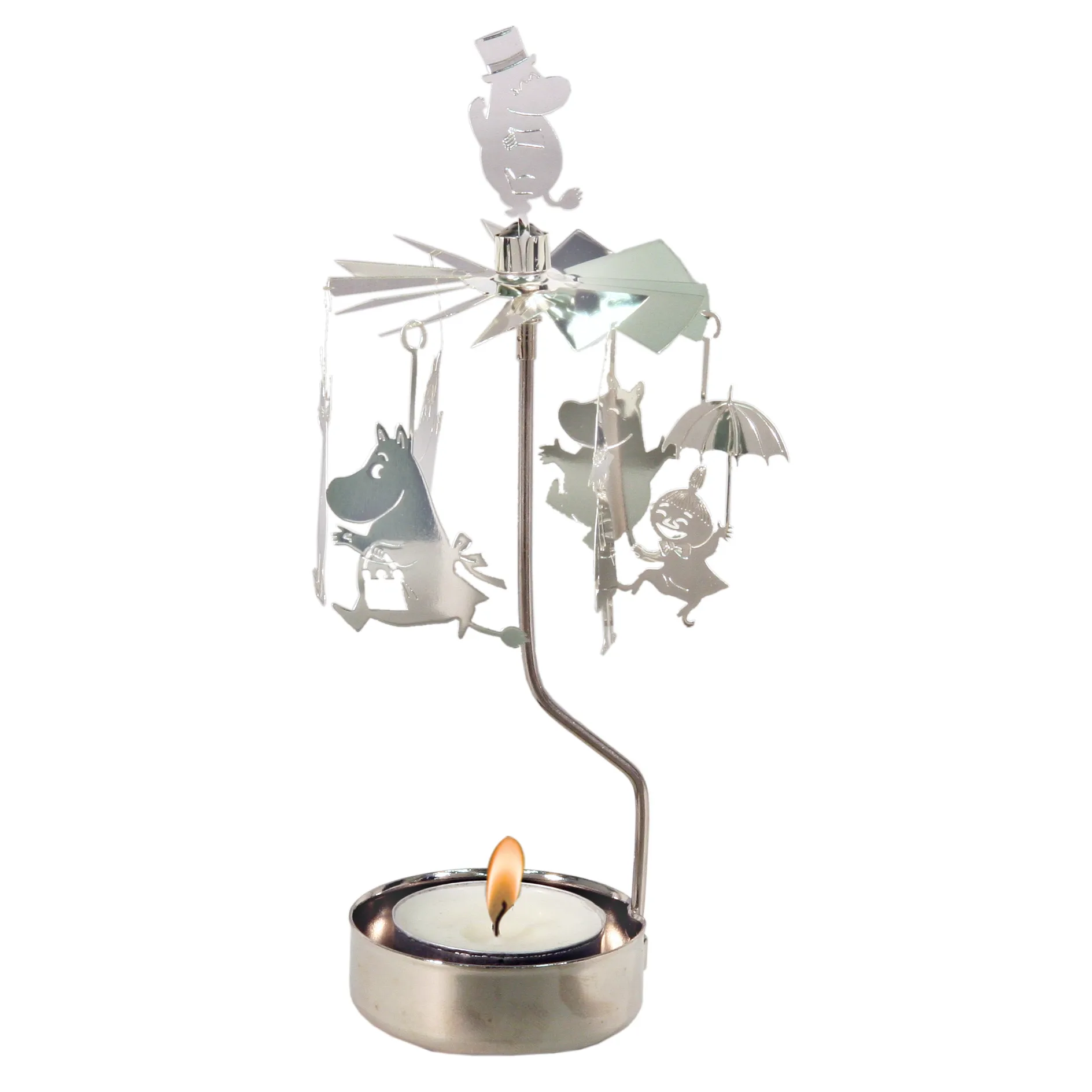 Candelabro giratorio Mumin, Familia Mumin Pluto Design