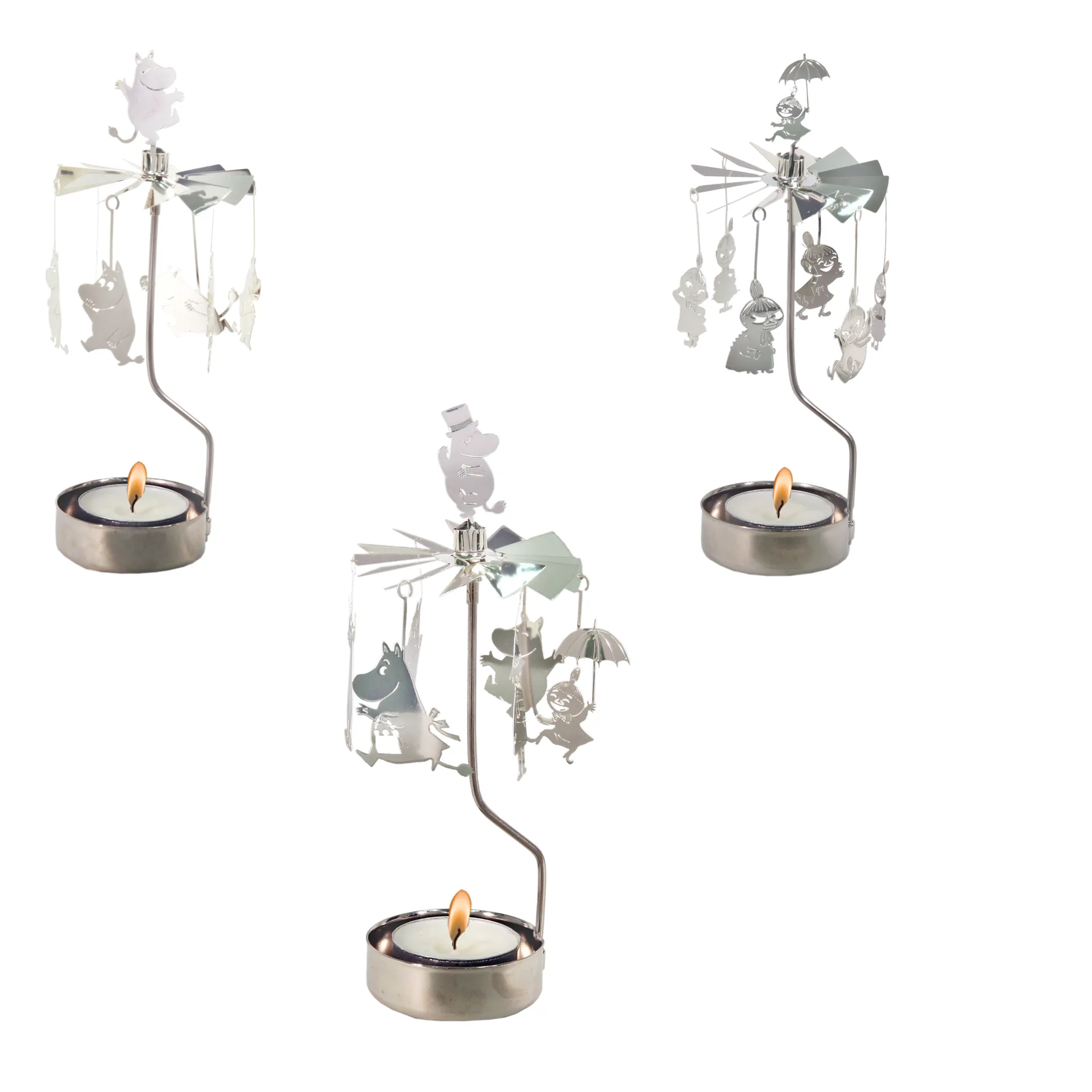 Candelabro giratorio Mumin, Mumin Pluto Design