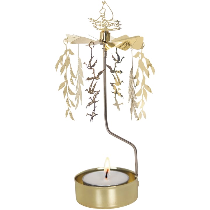 Candelabro giratorio papá Mumin, Dorado Pluto Design