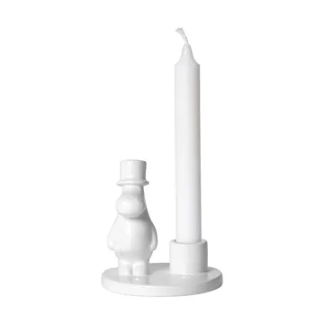 Candelabro papá Mumin cerámica - Blanco - Pluto Design