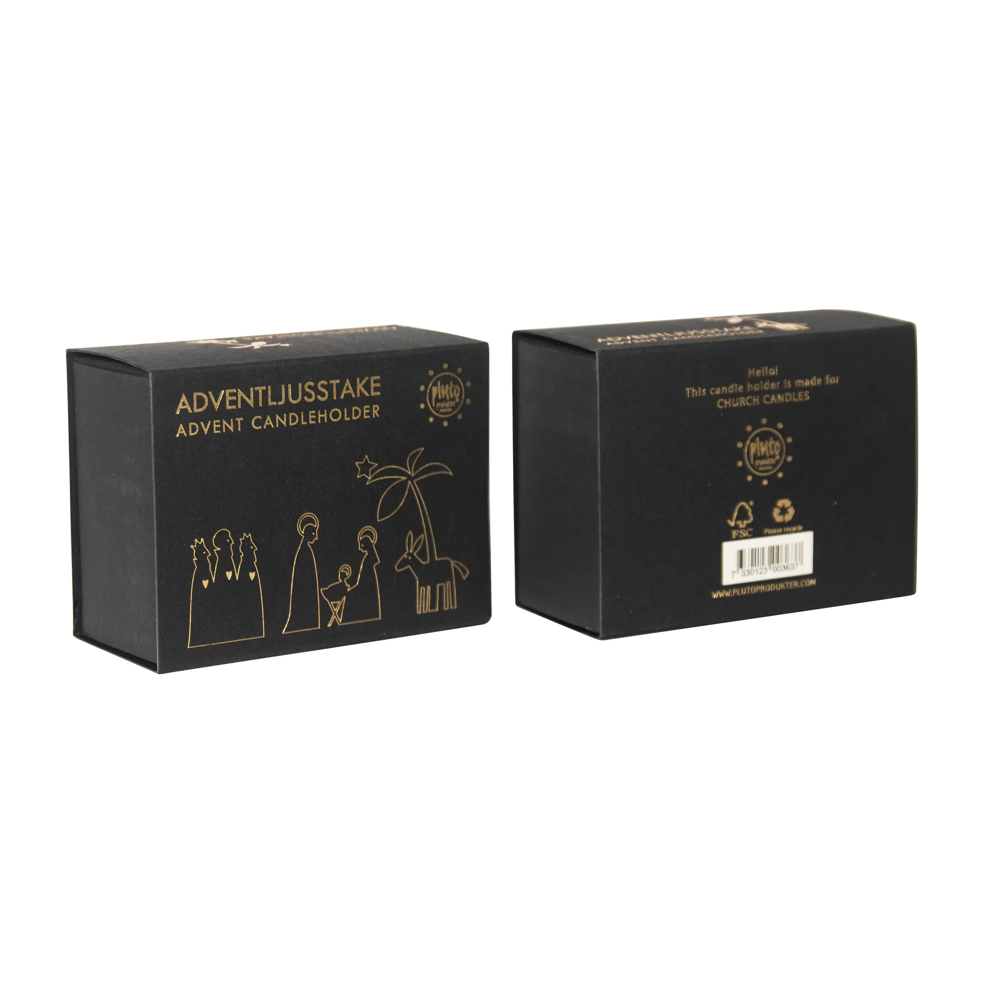 Candelabro Pesebre Metal, pequeño Pluto Design