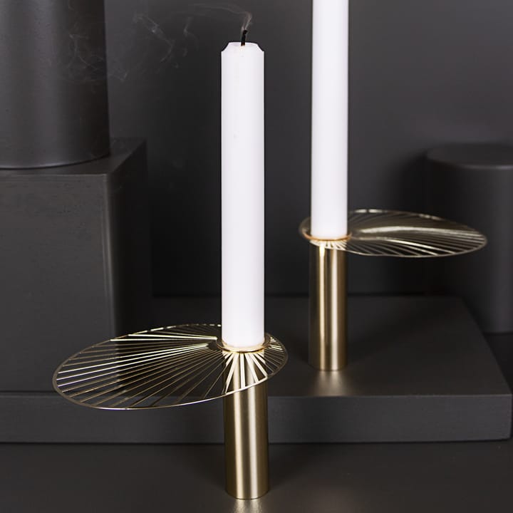 Candelabro Sun grande 9 cm, Dorado Pluto Design