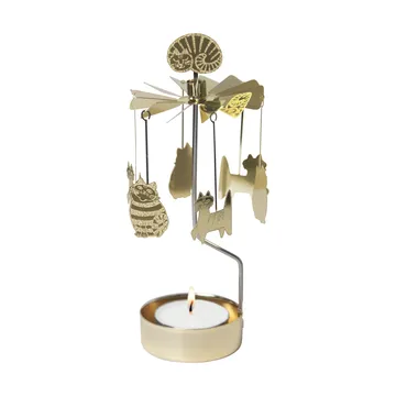 Carillón con gatos Lisa Larson gatos carrusel de ángeles. - Oro - Pluto Design