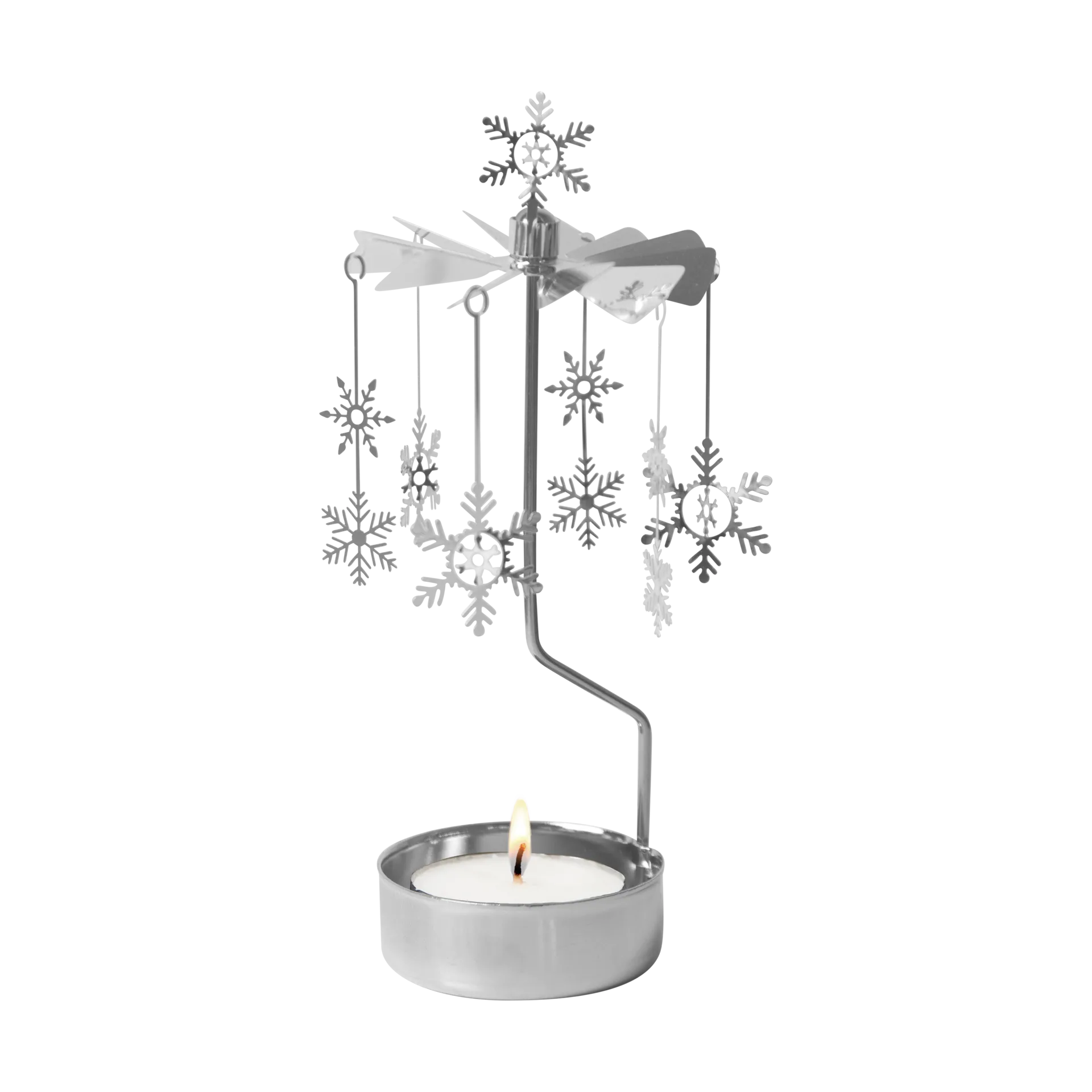 Carrillón Snowfall, Plata Pluto Design