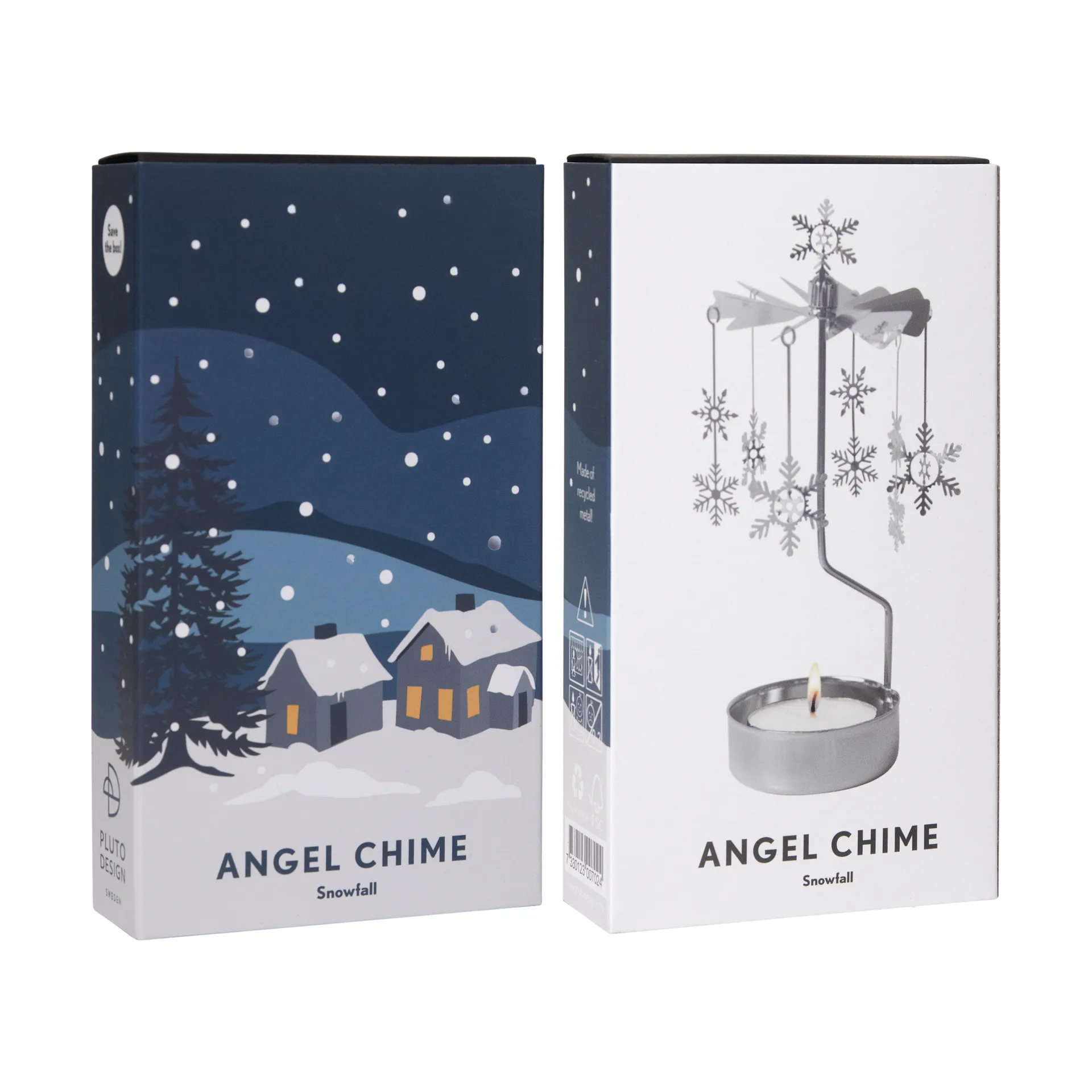Carrillón Snowfall, Plata Pluto Design
