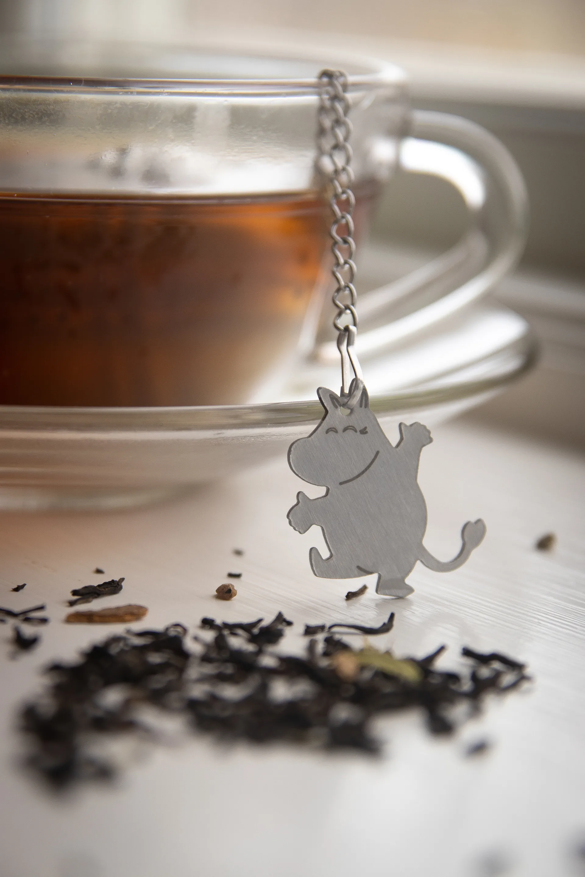 Colador de té Mumin, Silver Pluto Design