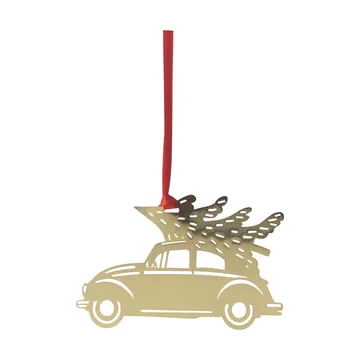 Colgante de Navidad Christmas car - Dorado - Pluto Design