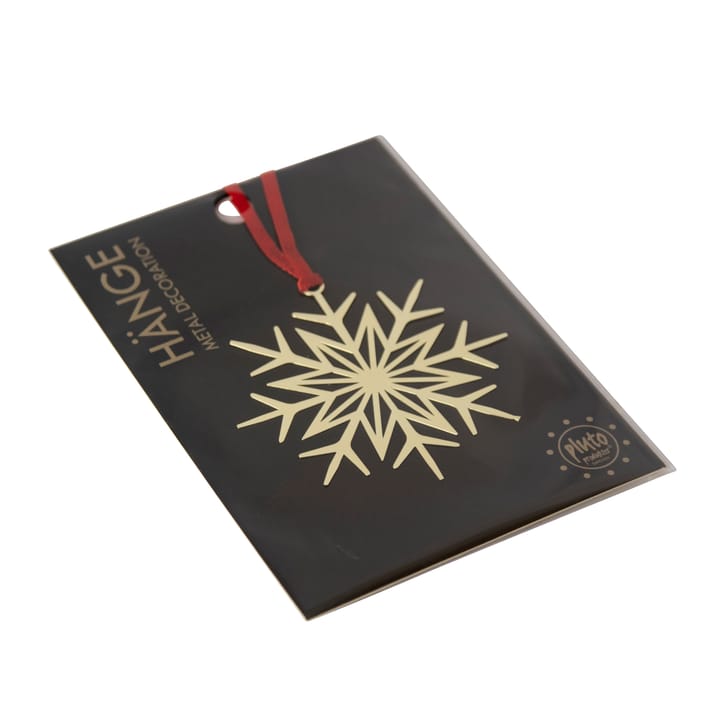 Colgante de Navidad Pluto metal, Estrella, color dorado Pluto Design