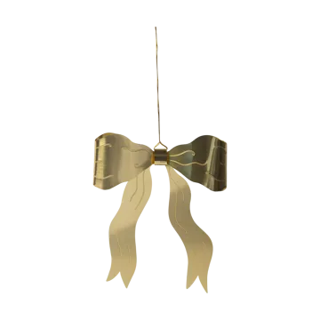 Colgante decorativo Bow - Oro - Pluto Design