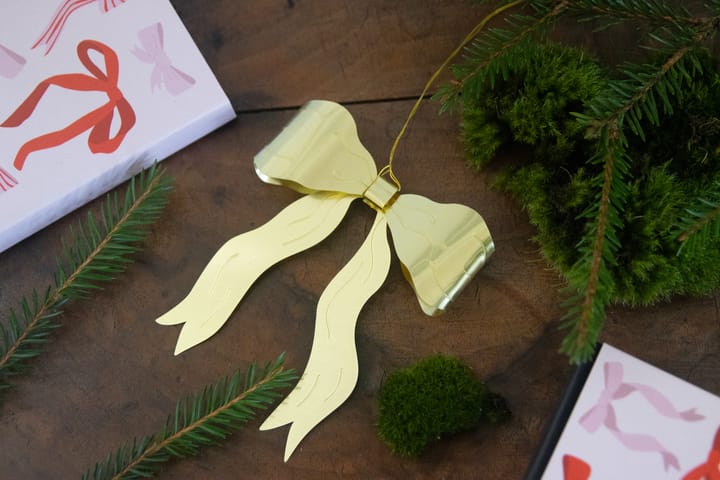 Colgante decorativo Bow, Oro Pluto Design