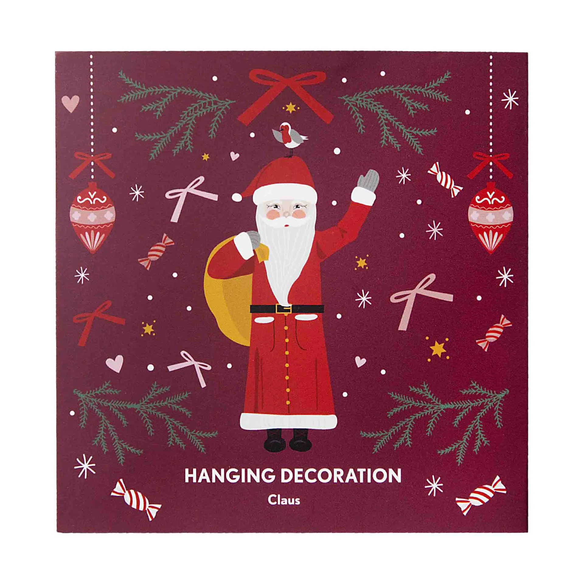 Colgante decorativo Claus, Dorado Pluto Design