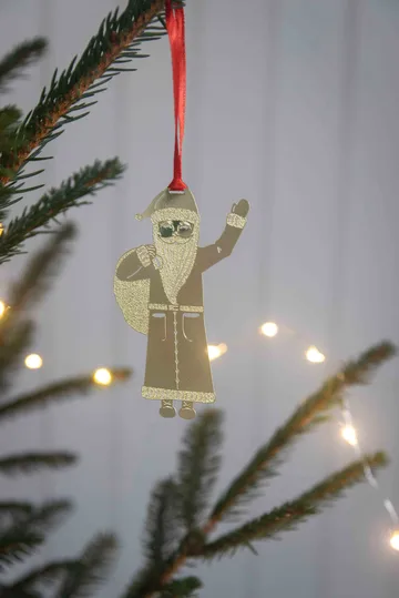 Colgante decorativo Claus - Dorado - Pluto Design