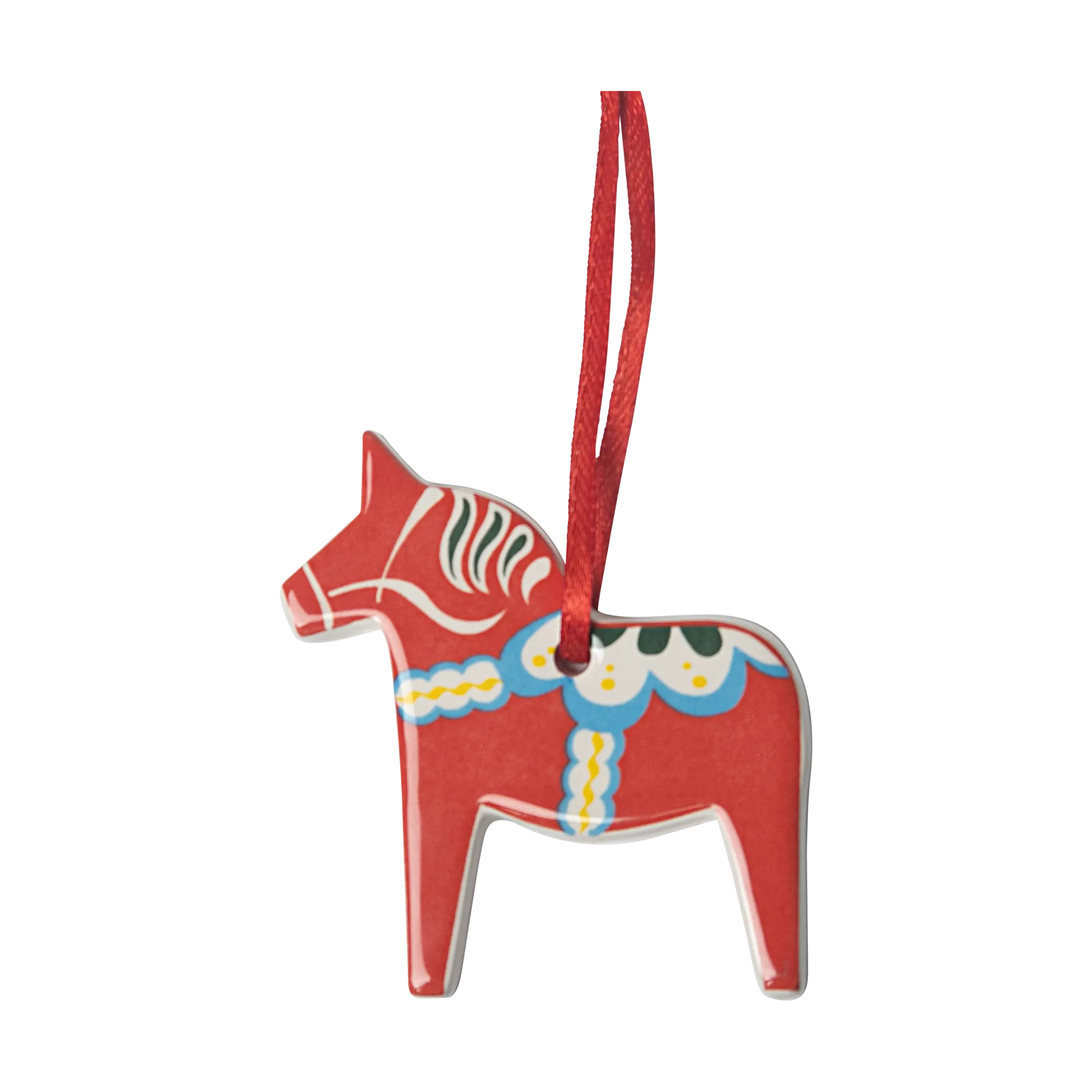 Colgante decorativo Dalahäst, Rojo Pluto Design