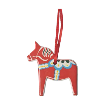 Colgante decorativo Dalahäst - Rojo - Pluto Design