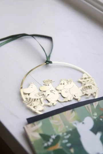 Colgante decorativo de la familia Mumin - Dorado - Pluto Design