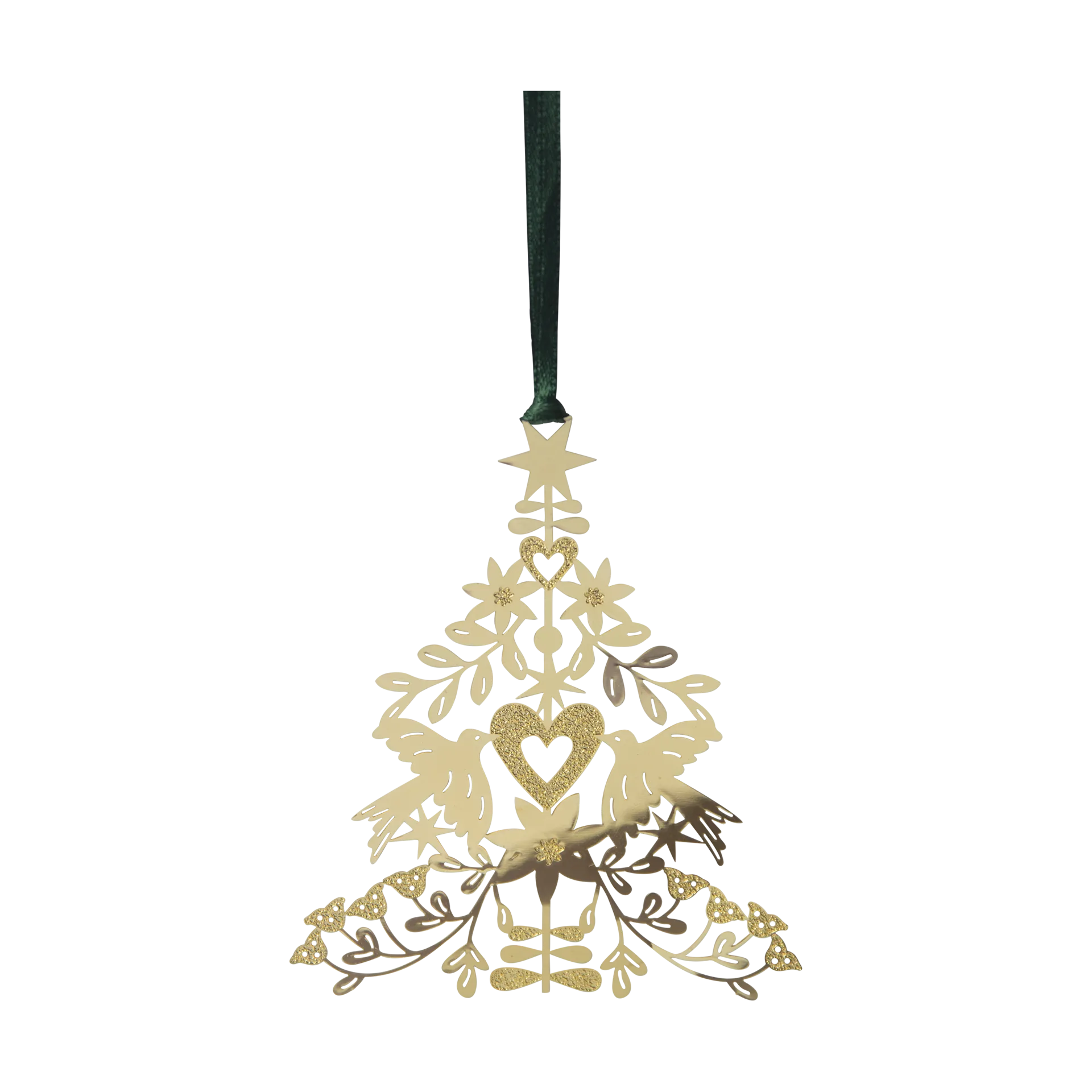 Colgante decorativo Folk tree, Oro Pluto Design