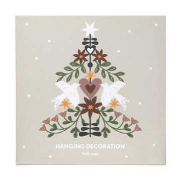 Colgante decorativo Folk tree - Oro - Pluto Design
