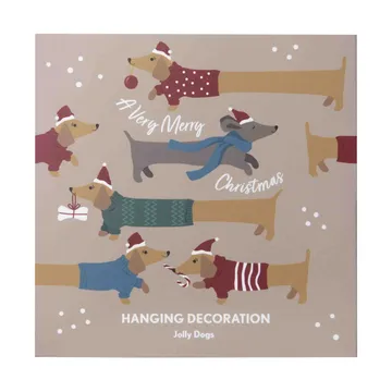 Colgante decorativo Jolly dog - Dorado - Pluto Design