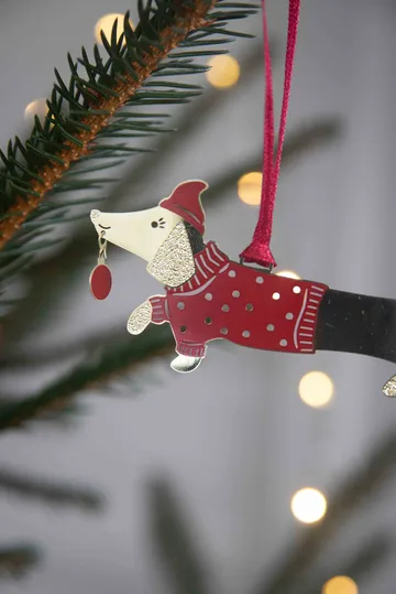 Colgante decorativo Jolly dog - Dorado - Pluto Design