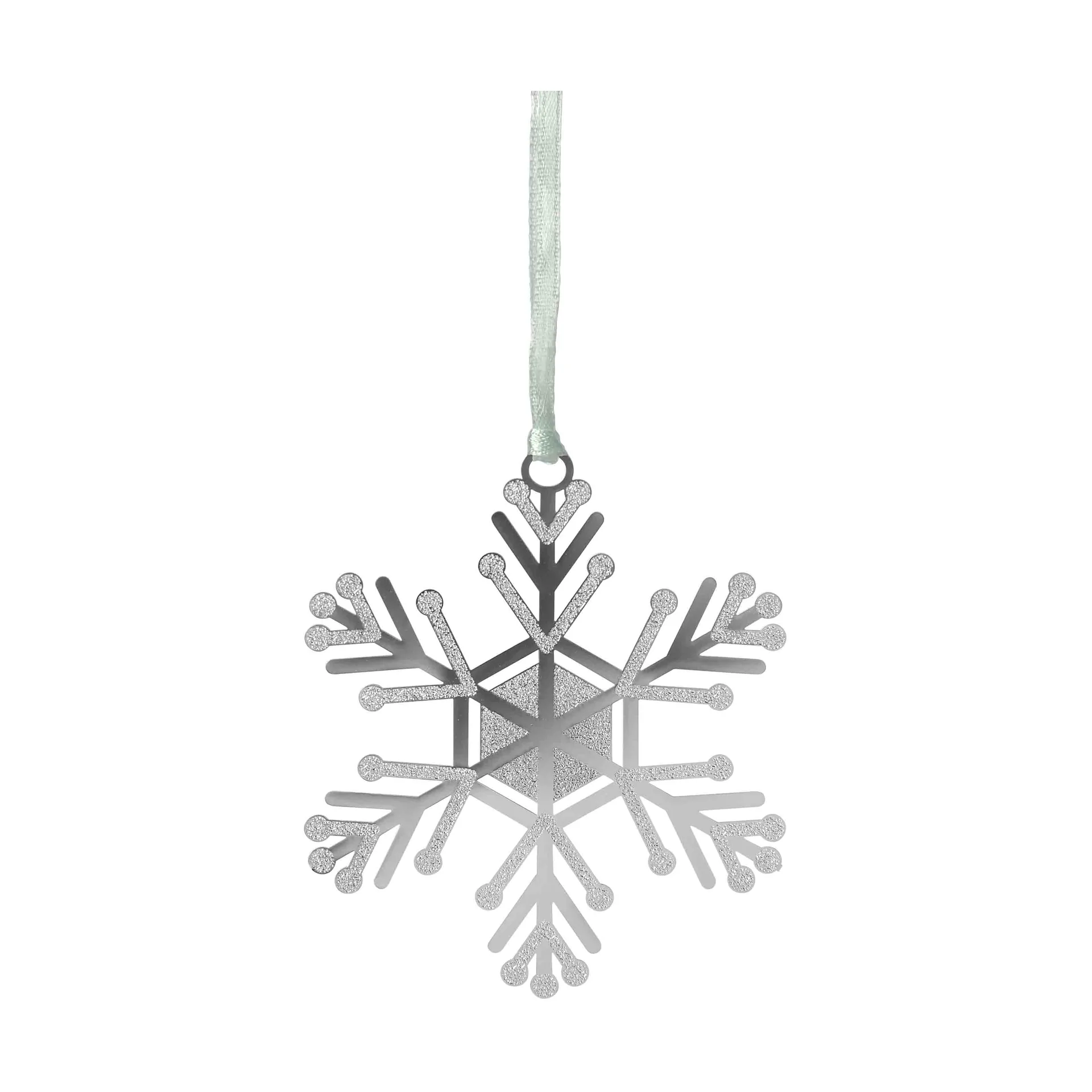 Colgante decorativo Let it snow, Plata Pluto Design