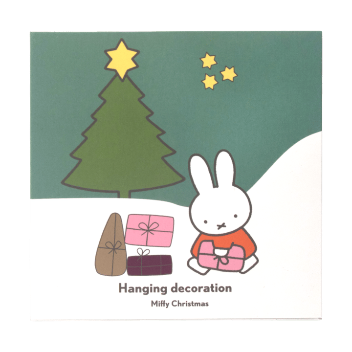 Colgante decorativo Miffy christmas, Oro Pluto Design