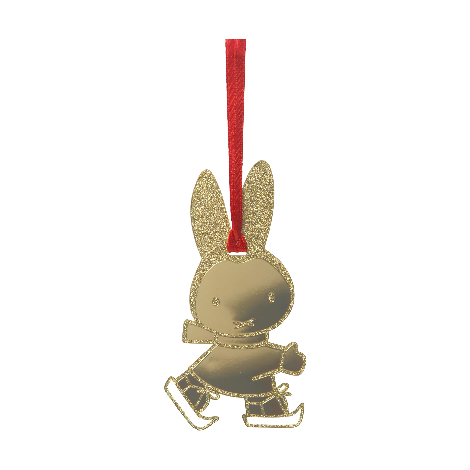 Colgante decorativo Miffy skating, Oro Pluto Design