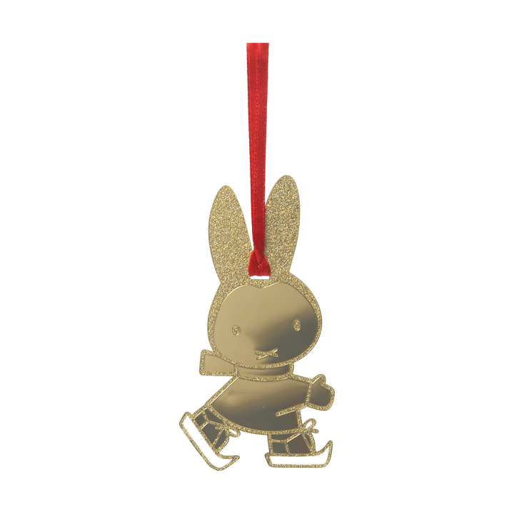 Colgante decorativo Miffy skating - Oro - Pluto Design