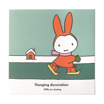 Colgante decorativo Miffy skating - Oro - Pluto Design