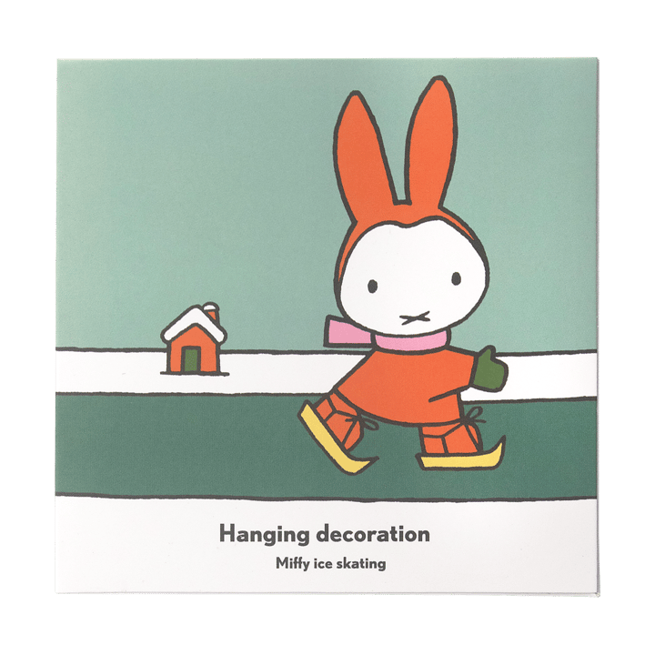 Colgante decorativo Miffy skating, Oro Pluto Design