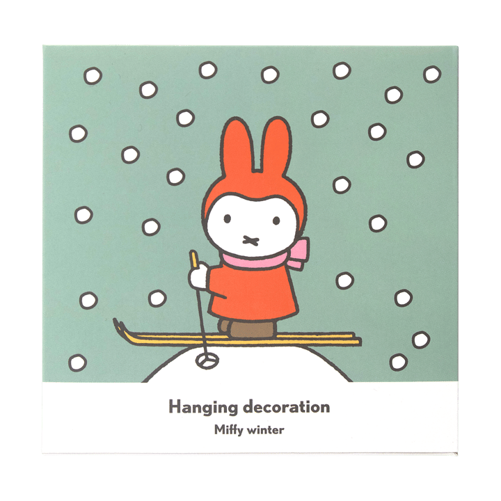 Colgante decorativo Miffy winter , Plata Pluto Design