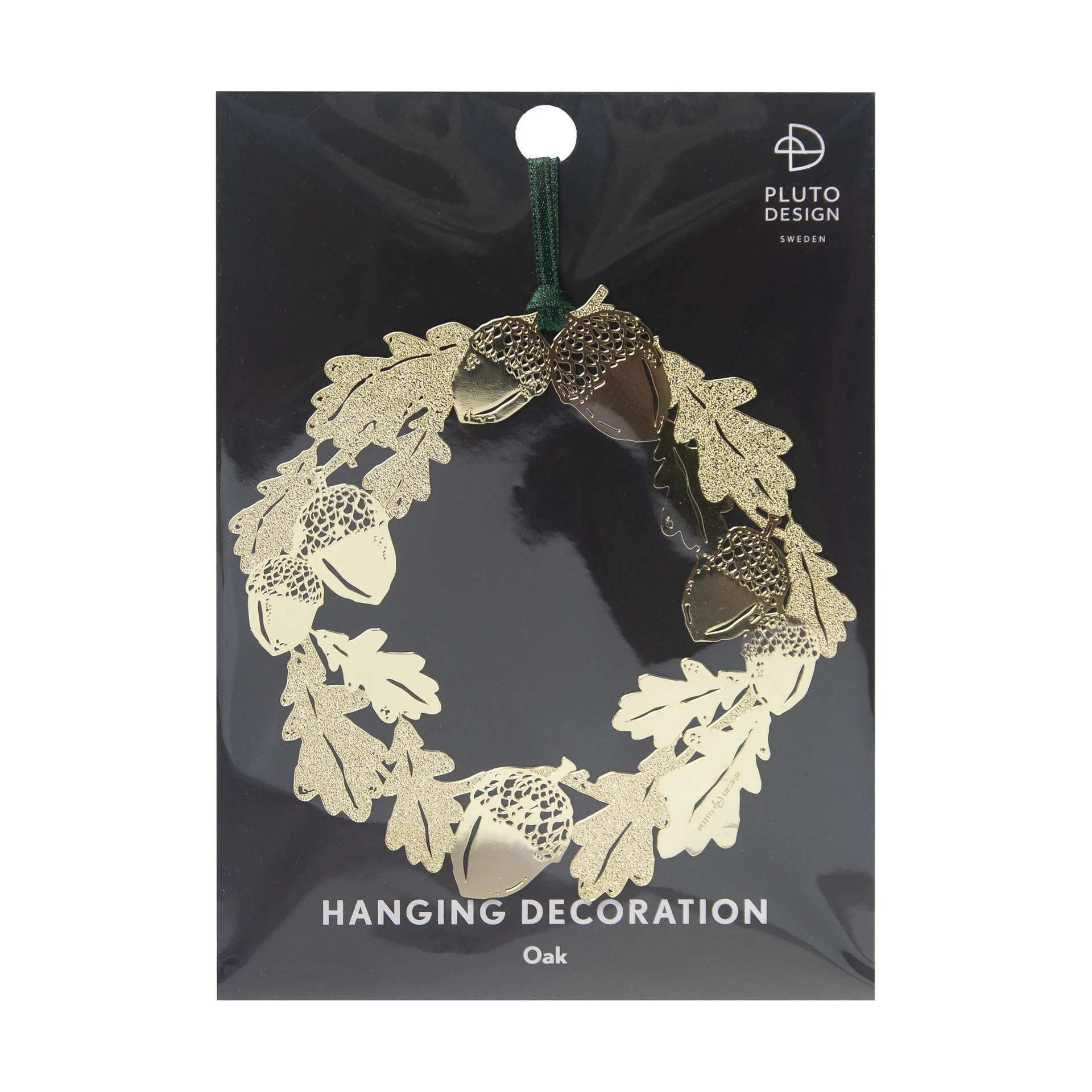 Colgante decorativo Oak Ø10 cm, Oro Pluto Design