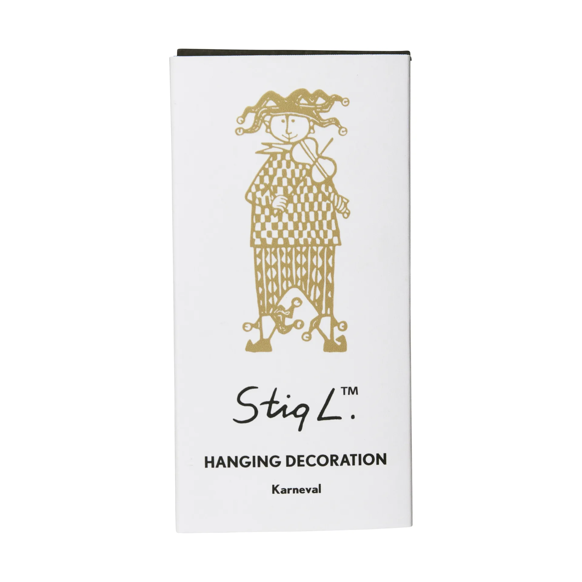 Colgante decorativo Stig Lindberg Karneval, Oro Pluto Design