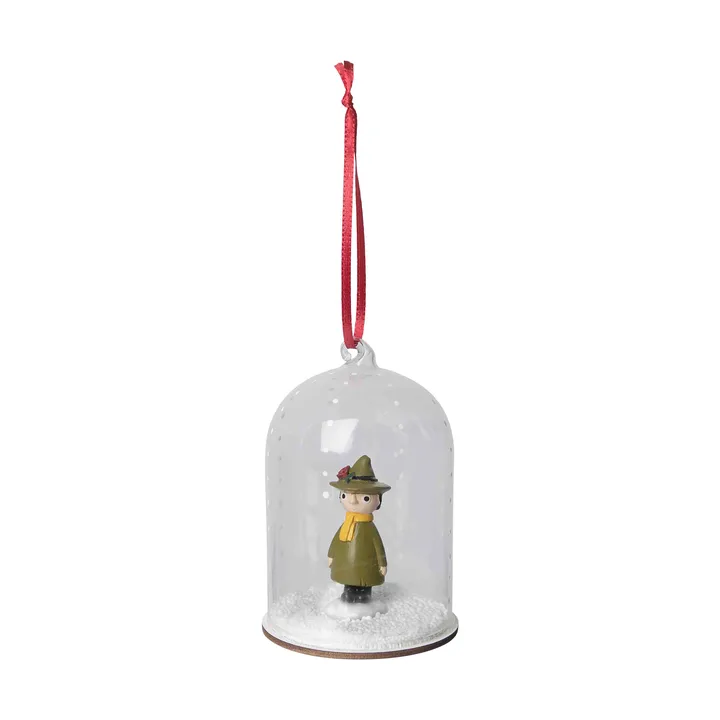 Colgante navideño de bola de nieve de Mumin - Snufkin - Pluto Design