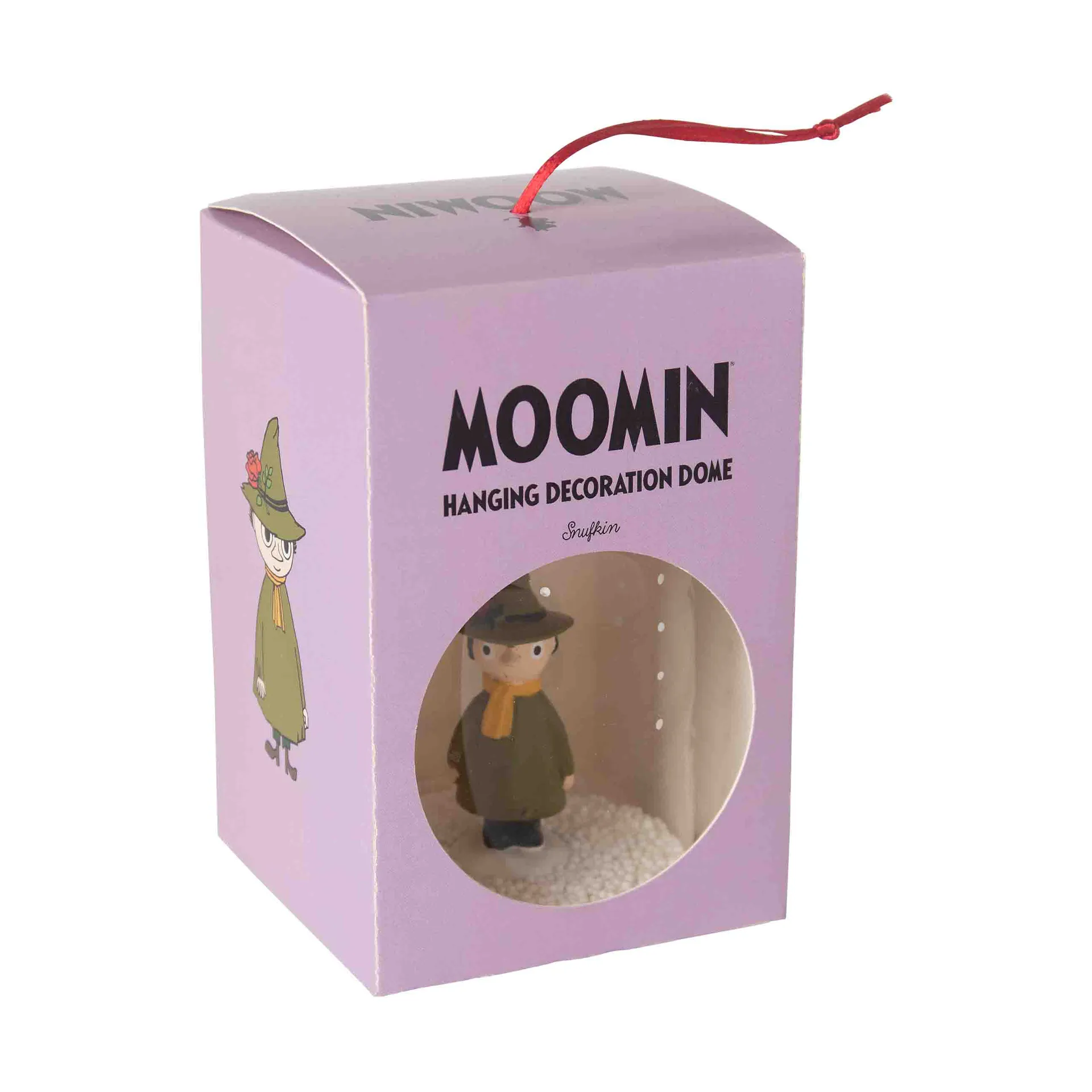 Colgante navideño de bola de nieve de Mumin, Snufkin Pluto Design