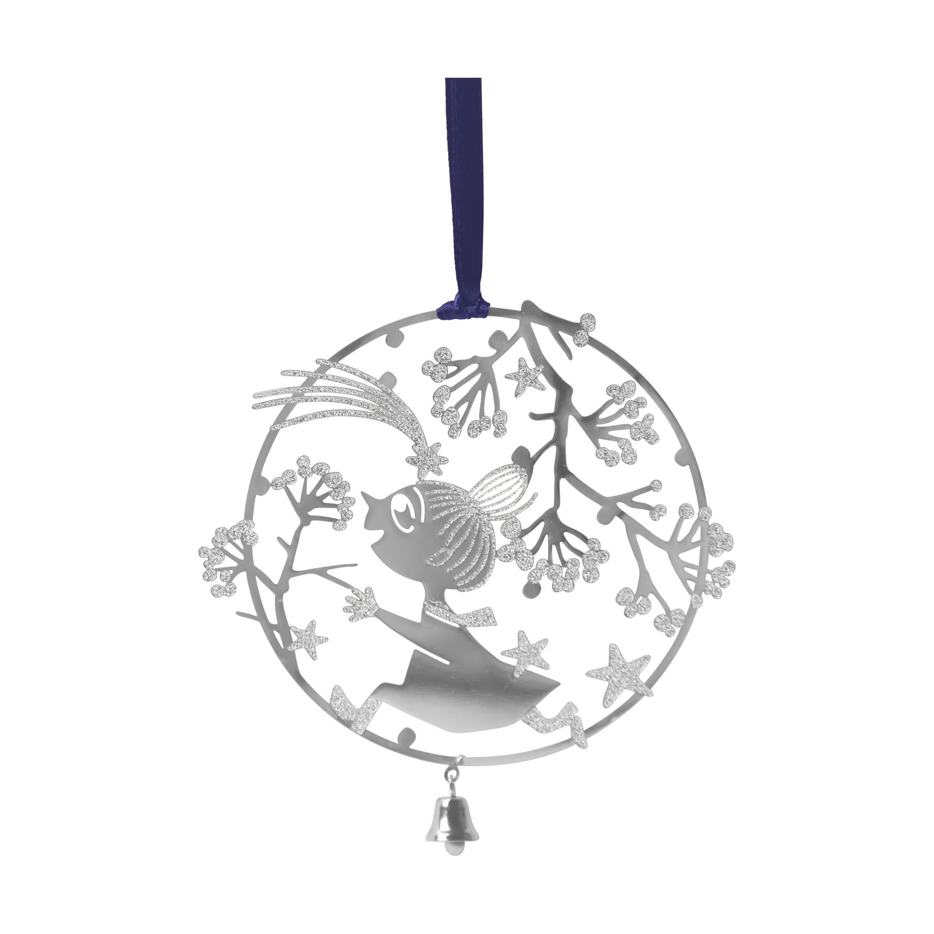 Colgante navideño Lilla My First snow, Plata Pluto Design