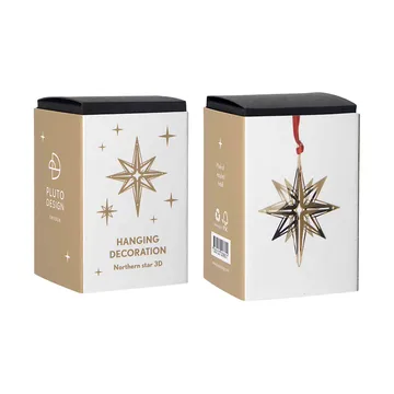 Colgante navideño Northern star 3D - Dorado - Pluto Design