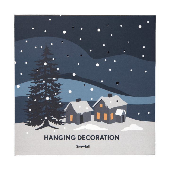 Colgante navideño Snow fall , Plata Pluto Design