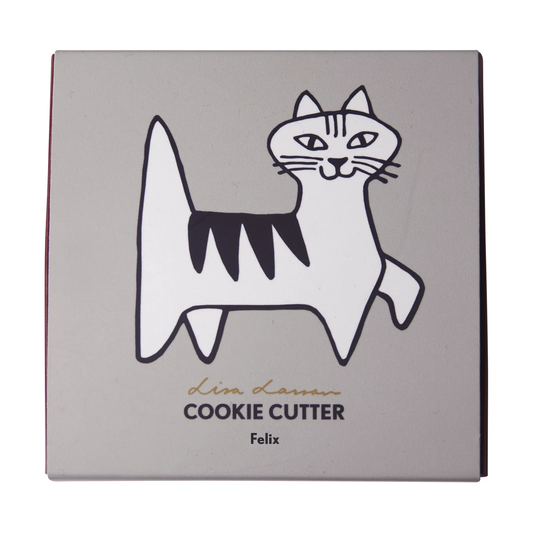 Cortador de galletas Lisa Larson Felix, Oro Pluto Design