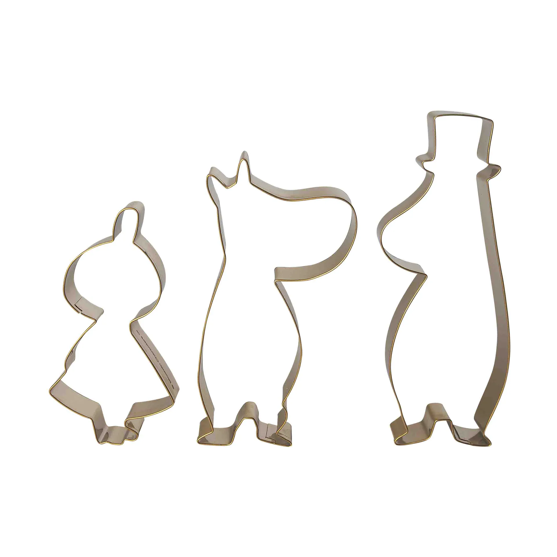 Cortadores de galletas Mumin invierno, juego de 3 piezas, Pequeña My Muminpapá, Mumin Pluto Design