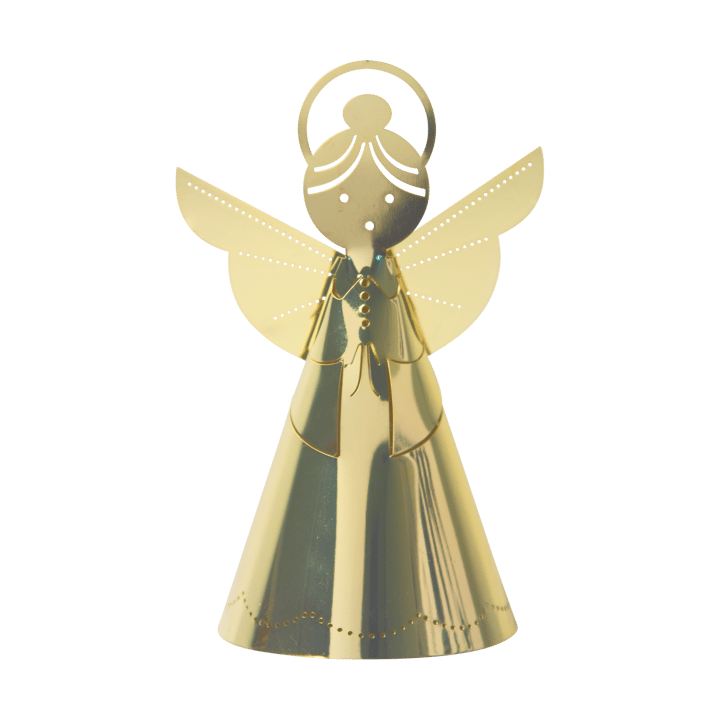 Decoración Singing angel dorado - 11 cm - Pluto Design