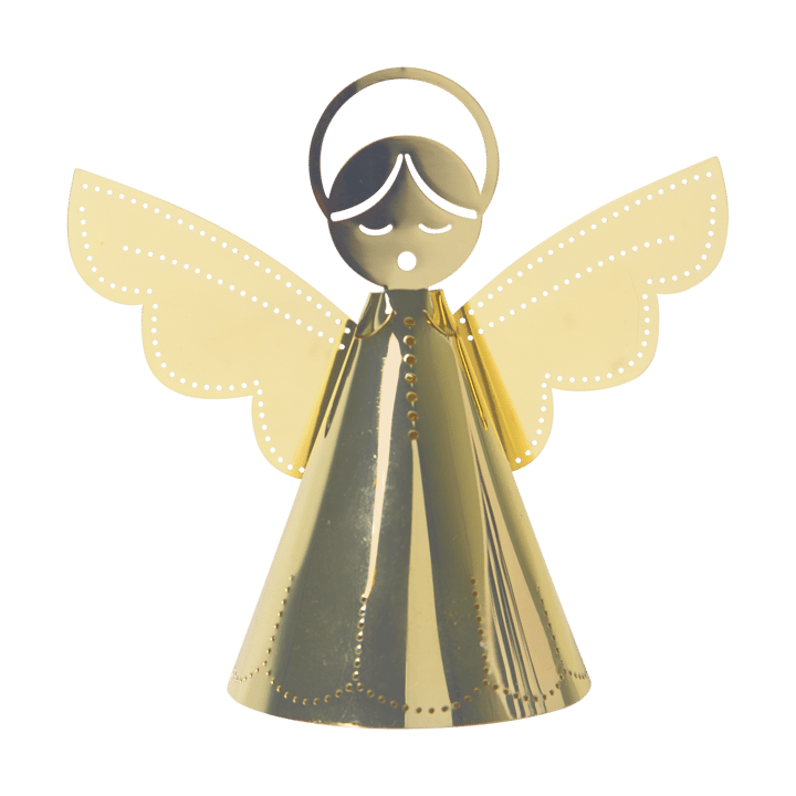 Decoración Singing angel dorado - 9 cm - Pluto Design