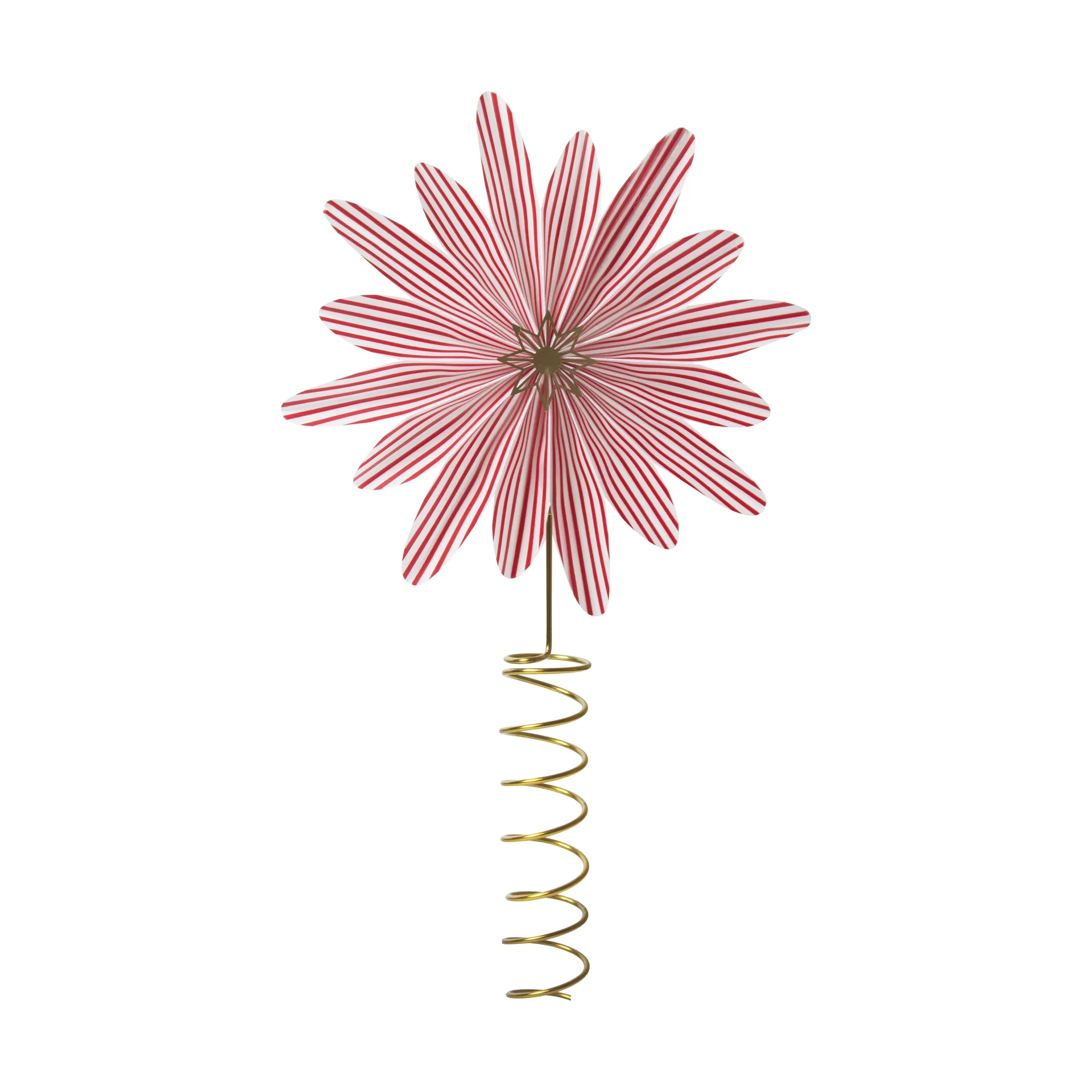 Estrella de árbol Polkagris, Rojo-blanco Pluto Design