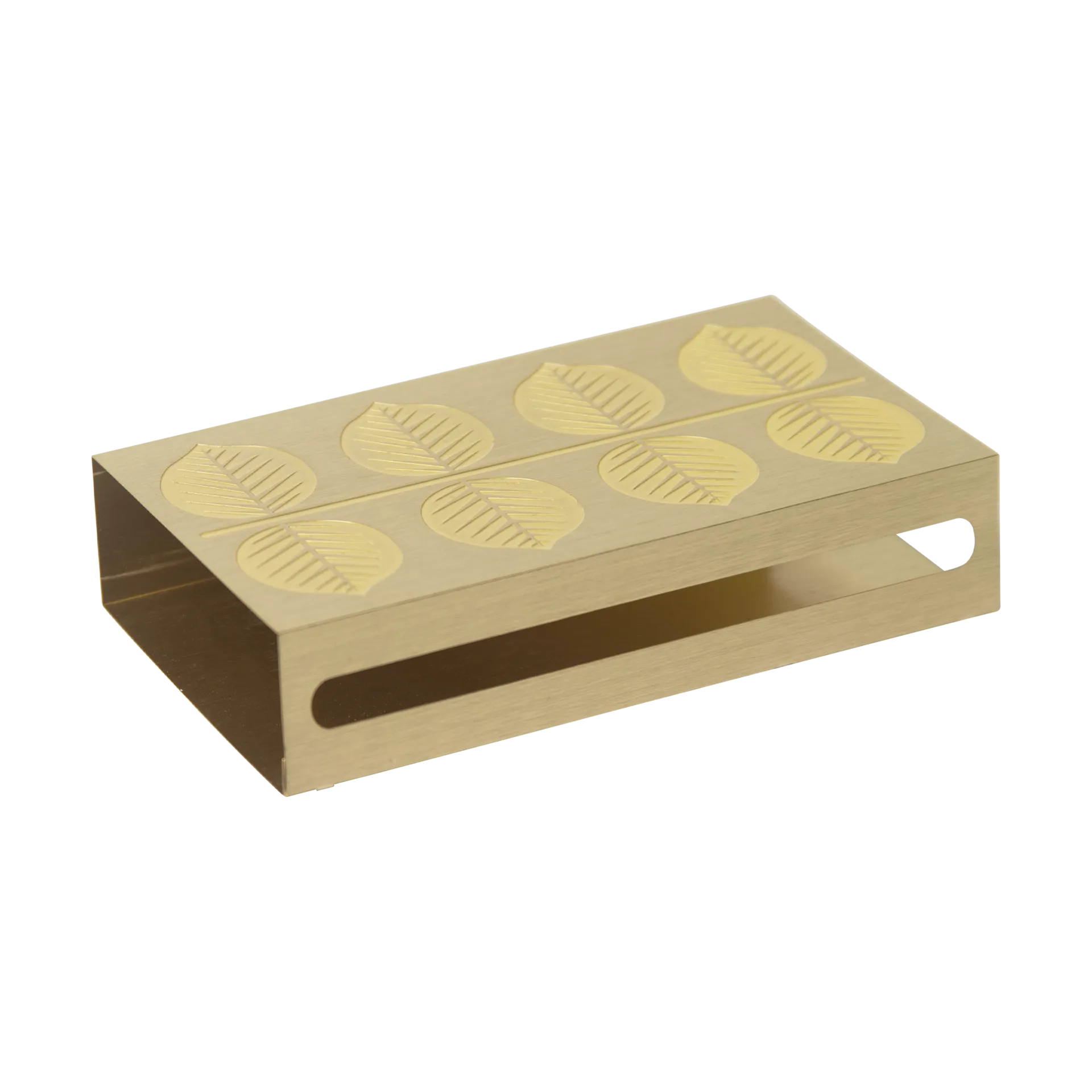 Estuche para cerillas Stig L Berså 6,8x12 cm, Dorado Pluto Design