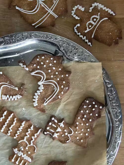 Molde para galletas navideñas Stig L 3 piezas, Dorado Pluto Design