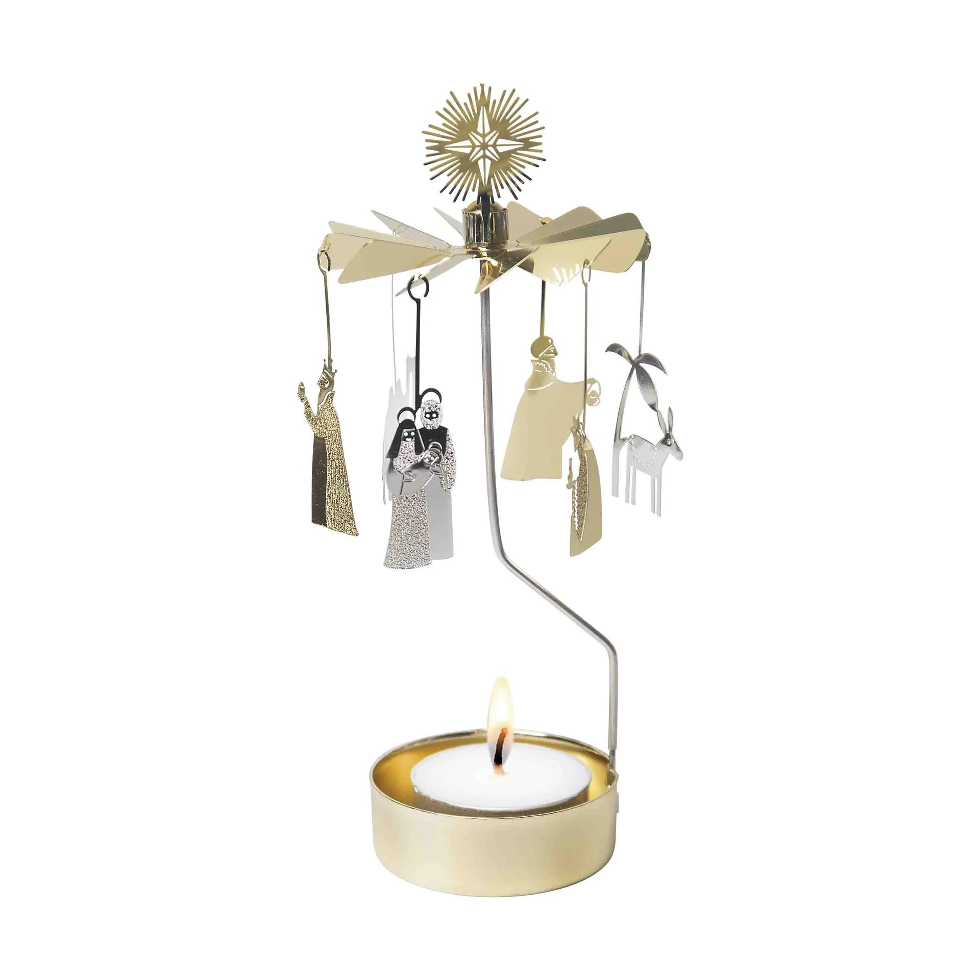 Móvil de campanas Star of Bethlehem, Dorado Pluto Design