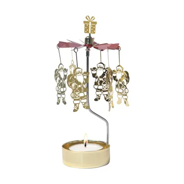 Portavelas giratorio From Santa - Oro-rojo - Pluto Design