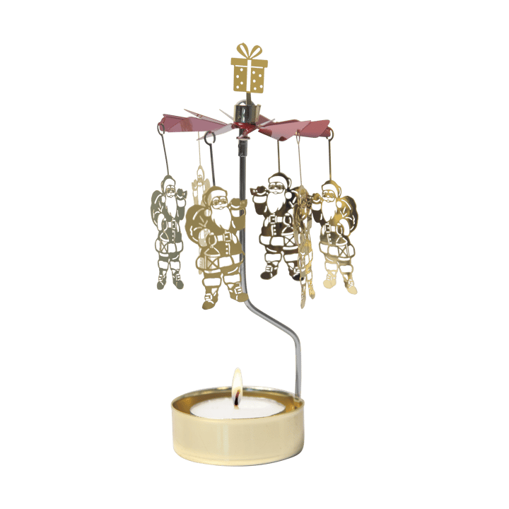 Portavelas giratorio From Santa - Oro-rojo - Pluto Design