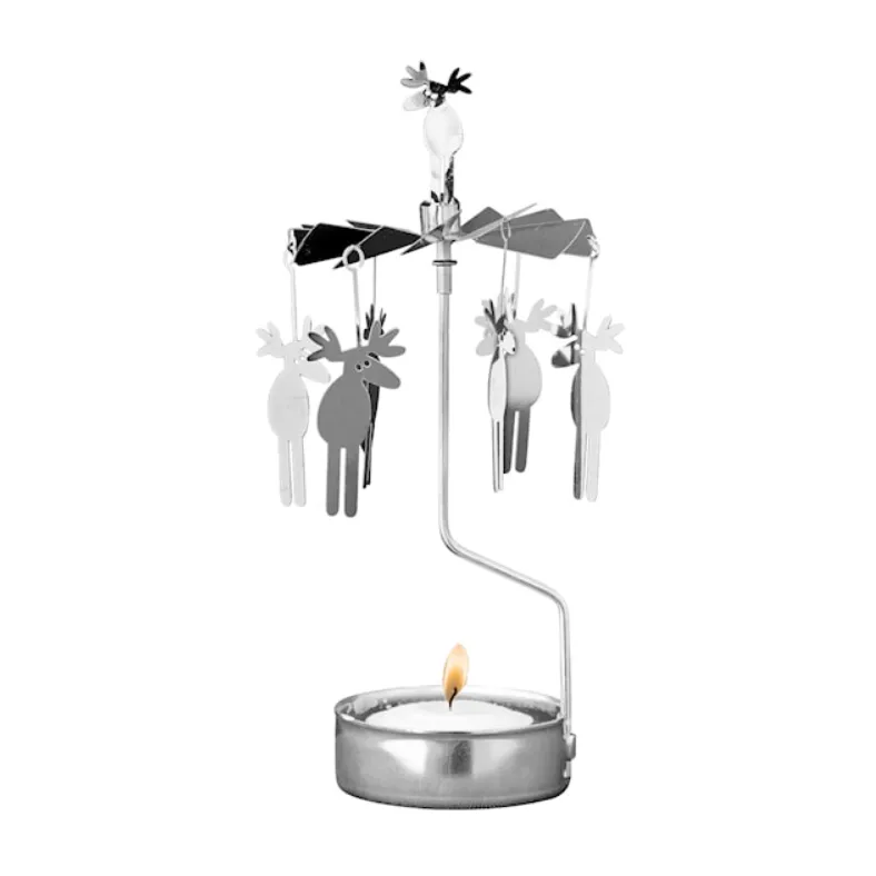 Portavelas giratorio Navidad, alce Pluto Design