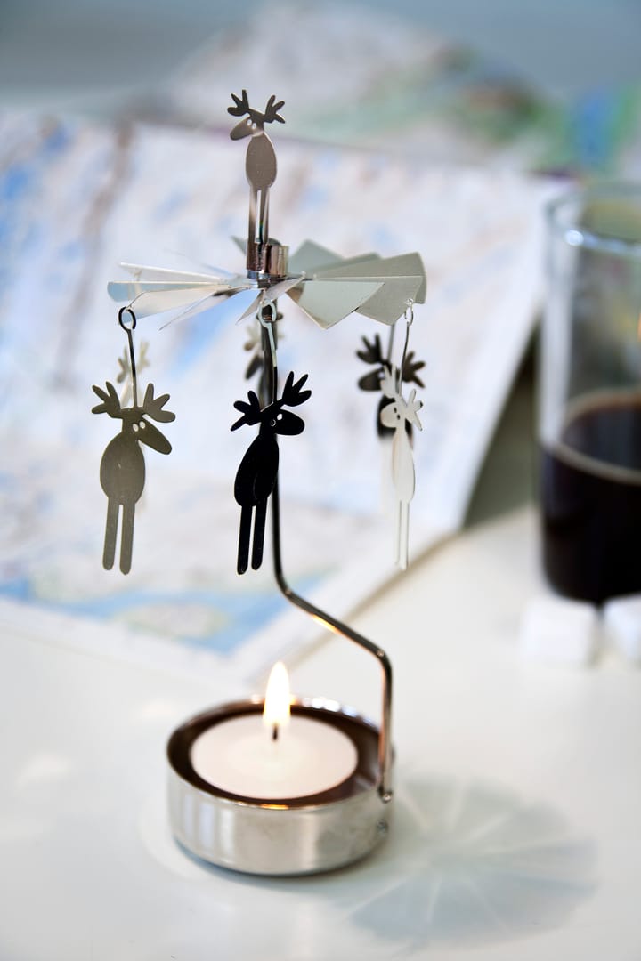 Portavelas giratorio Navidad, alce Pluto Design