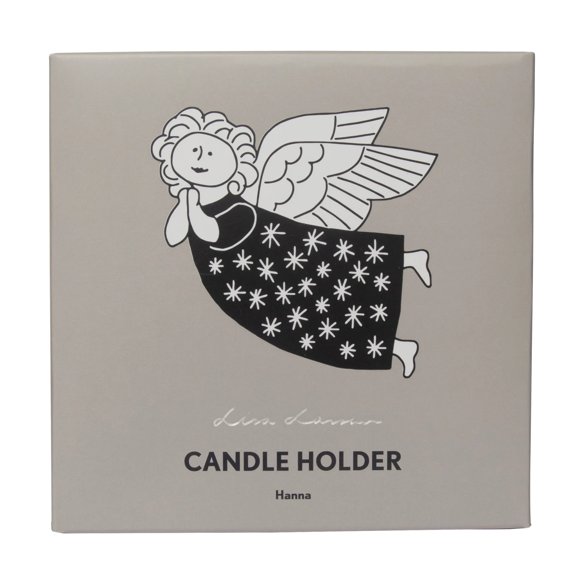 Portavelas Lisa Larson Hanna, Plata Pluto Design